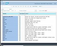 SAP tables